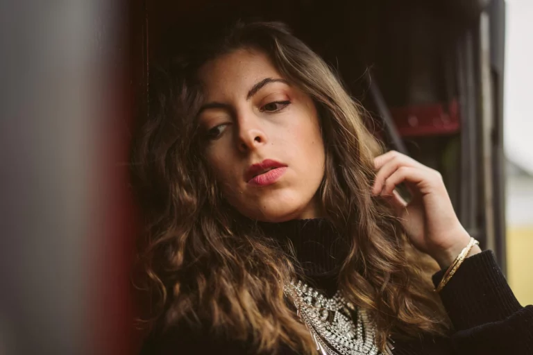 Séance photo portrait femme à Oignies